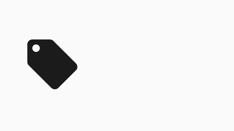 Price tag icon