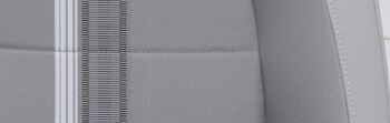 Combinaison similicuir tissu grey couleur intérieure