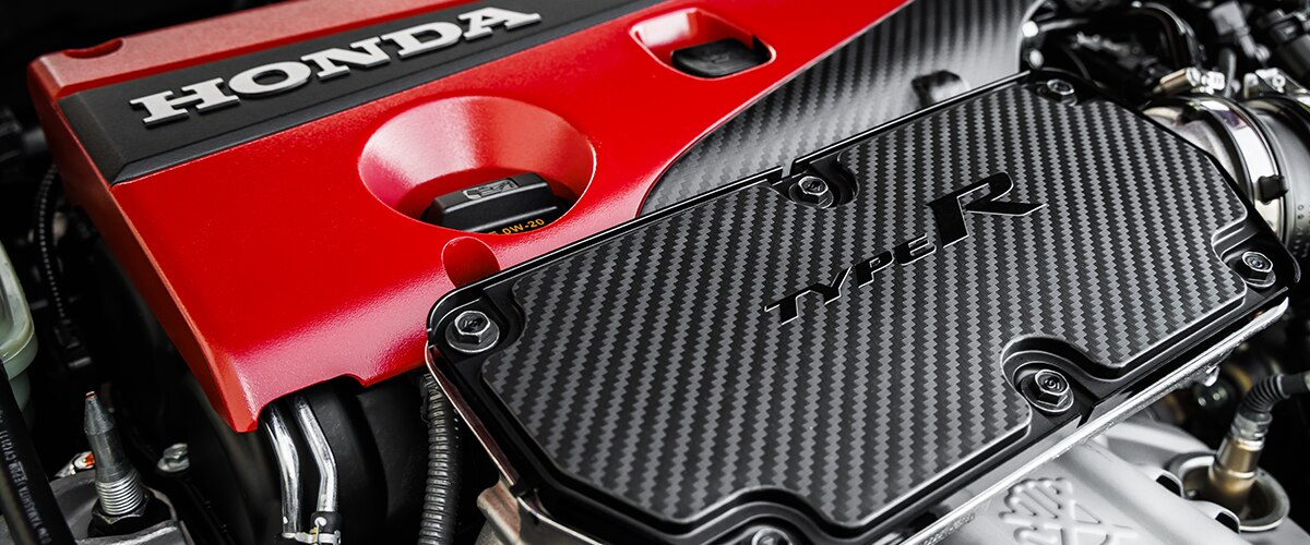 Extreme closeup of a Type R engine.